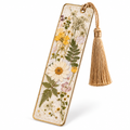 Trekvrmx™ Meadow Archive Pressed Botanical Bookmark | Handmade Flower Bookmark, Botanical Book Accessory, Reader Gift