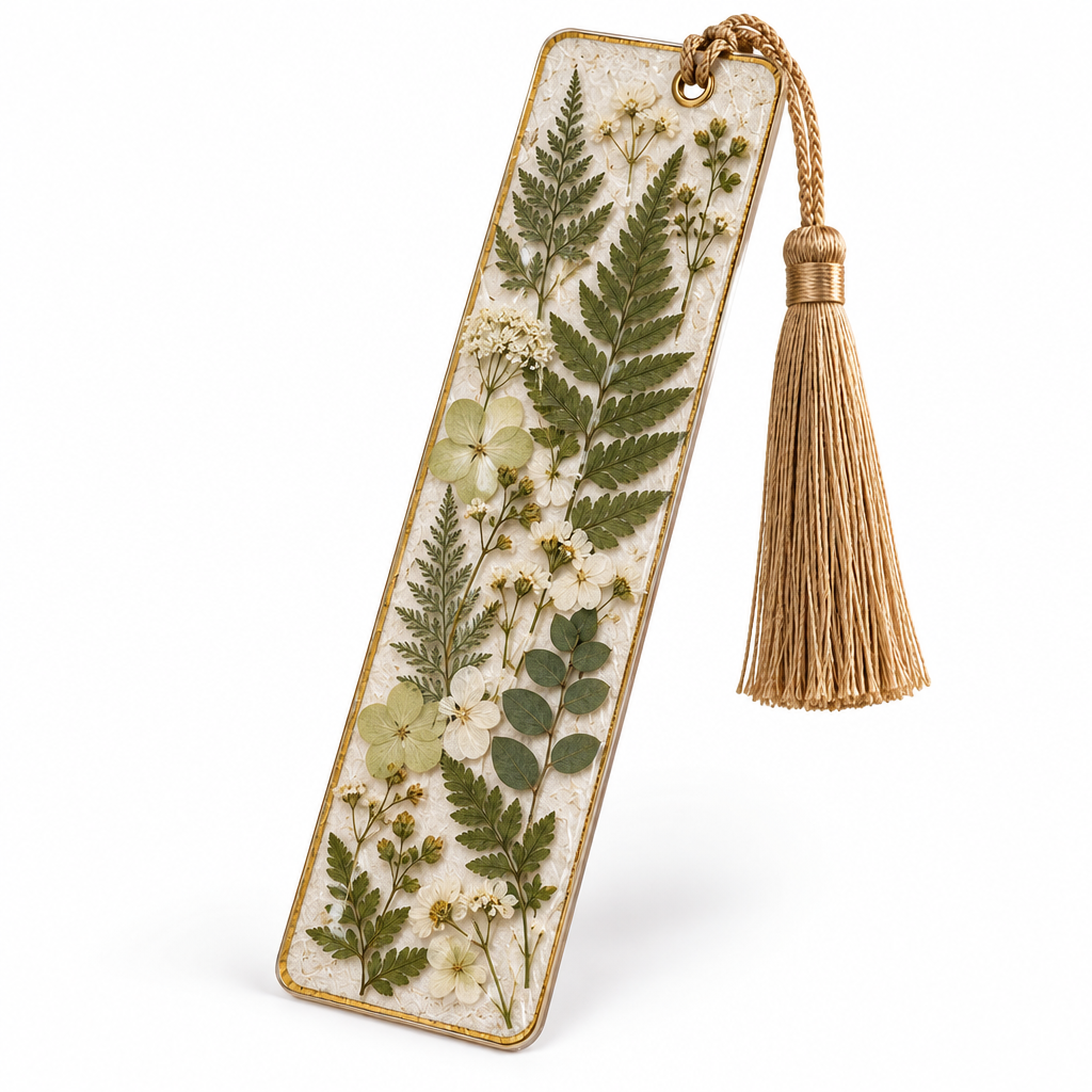 Trekvrmx™ Meadow Archive Pressed Botanical Bookmark | Handmade Flower Bookmark, Botanical Book Accessory, Reader Gift